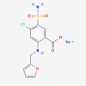 molecular formula C12H11ClN2NaO5S B1260709 CID 69885558 CAS No. 41733-55-5