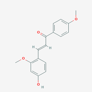 molecular formula C17H16O4 B126071 4-Hydroxy-2,4'-dimethoxychalcone CAS No. 146763-58-8