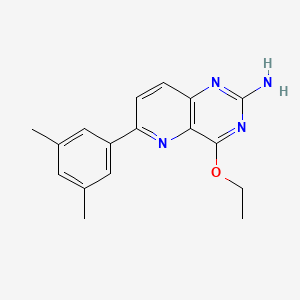 molecular formula C17H18N4O B12607114 6-(3,5-Dimethylphenyl)-4-ethoxypyrido[3,2-d]pyrimidin-2-amine CAS No. 917759-88-7