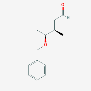 molecular formula C13H18O2 B12607171 (3R,4S)-4-(Benzyloxy)-3-methylpentanal CAS No. 917871-18-2