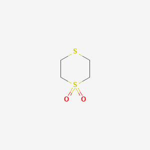 molecular formula C4H8O2S2 B1260720 1lambda~6~,4-Dithiane-1,1-dione CAS No. 139408-38-1