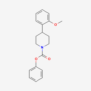 molecular formula C19H21NO3 B12607267 Phenyl 4-(2-methoxyphenyl)piperidine-1-carboxylate CAS No. 651053-88-2