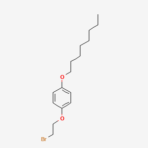 molecular formula C16H25BrO2 B12607328 1-(2-Bromoethoxy)-4-(octyloxy)benzene CAS No. 649739-50-4