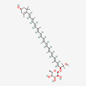 molecular formula C46H66O7 B1260733 Myxol 2'-fucoside CAS No. 863126-98-1