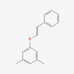 molecular formula C16H16O B12607392 1,3-Dimethyl-5-[(2-phenylethenyl)oxy]benzene CAS No. 909252-16-0