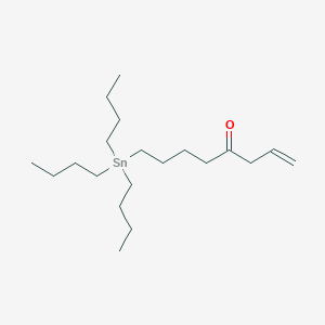 molecular formula C20H40OSn B12607484 1-Octen-4-one, 8-(tributylstannyl)- CAS No. 878017-18-6