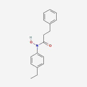 molecular formula C17H19NO2 B12607626 N-(4-Ethylphenyl)-N-hydroxy-3-phenylpropanamide CAS No. 918107-08-1
