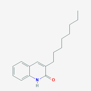 molecular formula C17H23NO B12607804 3-Octylquinolin-2(1H)-one CAS No. 647836-53-1