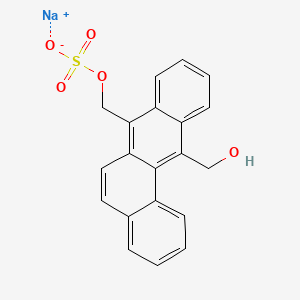 molecular formula C20H15NaO5S B1260785 7,12-Dihydroxymethylbenz(a)anthracene 7-sulfate CAS No. 98644-23-6