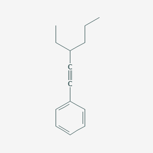 molecular formula C14H18 B12607873 (3-Ethylhex-1-yn-1-yl)benzene CAS No. 918638-82-1