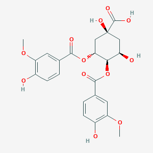 molecular formula C23H24O12 B1260796 Burkinabin C 