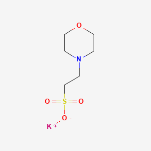 molecular formula C6H13KNO4S B1260804 MES potassium salt CAS No. 39946-25-3