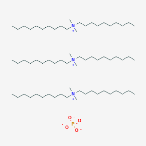 molecular formula C66H144N3O4P B12608053 didecyl(dimethyl)azanium;phosphate CAS No. 645418-37-7