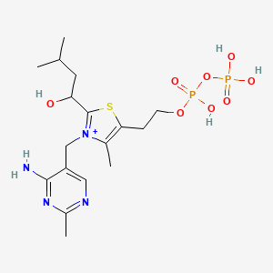 molecular formula C17H29N4O8P2S+ B1260806 3-Methyl-1-hydroxybutyl-ThPP 