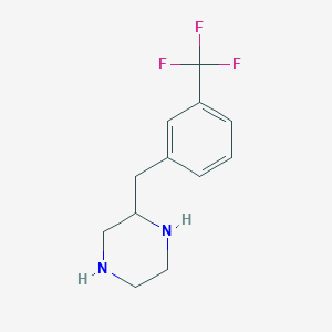 molecular formula C12H15F3N2 B12608061 2-(3-Trifluoromethyl-benzyl)-piperazine 