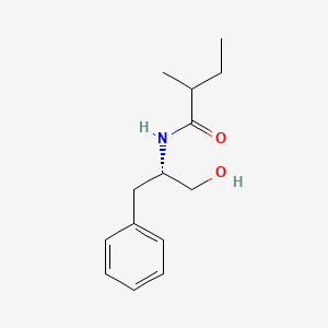 molecular formula C14H21NO2 B12608074 N-[(2S)-1-Hydroxy-3-phenylpropan-2-yl]-2-methylbutanamide CAS No. 649554-69-8