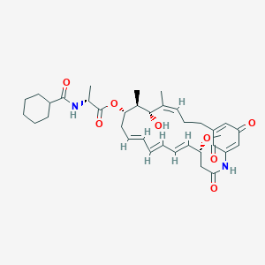 molecular formula C36H48N2O8 B1260811 Ansatrienin B 20,23-quinone 