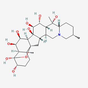 molecular formula C27H43NO9 B1260814 6alpha-Hydroxygermine 