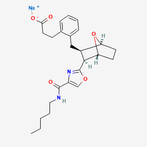 molecular formula C25H31N2NaO5 B1260816 Ifetroban Sodium CAS No. 156715-37-6