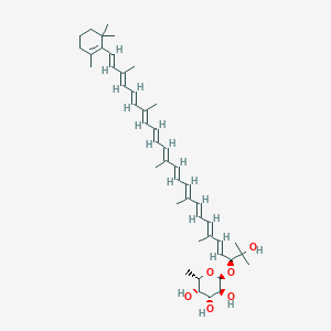 molecular formula C46H66O6 B1260820 (2'S)-Deoxymyxol 2'-alpha-L-fucoside 