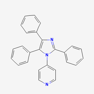 molecular formula C26H19N3 B12608207 4-(2,4,5-Triphenyl-1H-imidazol-1-yl)pyridine CAS No. 918636-34-7