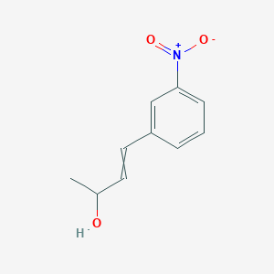 molecular formula C10H11NO3 B12608263 4-(3-Nitrophenyl)but-3-en-2-ol CAS No. 918540-64-4