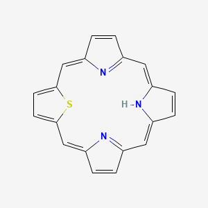 molecular formula C20H13N3S B1260827 21-Thiaporphyrin 