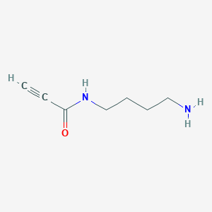 molecular formula C7H12N2O B12608294 N-(4-Aminobutyl)prop-2-ynamide CAS No. 872578-79-5