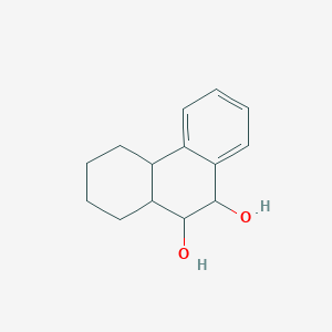 molecular formula C14H18O2 B12608328 1,2,3,4,4A,9,10,10A-Octahydrophenanthrene-9,10-diol CAS No. 53446-96-1