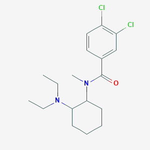 molecular formula C18H26Cl2N2O B1260833 Aqv9XB7kfi 