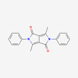 molecular formula C20H16N2O2 B12608358 3,6-Dimethyl-2,5-diphenyl-2,5-dihydropyrrolo[3,4-c]pyrrole-1,4-dione CAS No. 918412-95-0