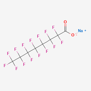 molecular formula C8HF15NaO2 B1260838 Sodium perfluorooctanoate CAS No. 335-95-5