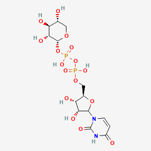 molecular formula C14H22N2O16P2 B1260843 UDP-xylose 