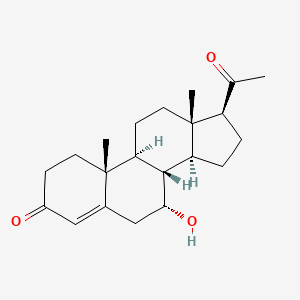 molecular formula C21H30O3 B1260853 7-alpha-hydroxyprogesterone CAS No. 27534-93-6