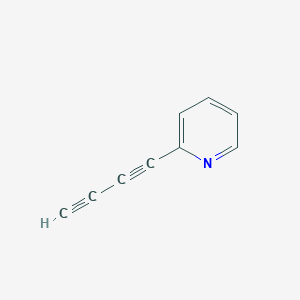 molecular formula C9H5N B12608626 2-(Buta-1,3-diyn-1-YL)pyridine CAS No. 648431-97-4
