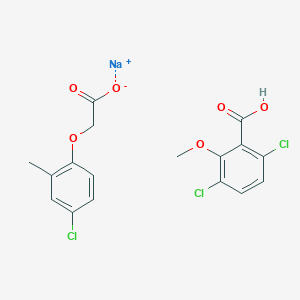 molecular formula C17H14Cl3NaO6 B1260869 Diamet CAS No. 8065-43-8