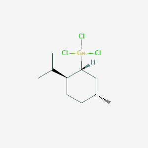 molecular formula C10H19Cl3Ge B12608712 Trichloro[(1R,2S,5R)-5-methyl-2-(propan-2-yl)cyclohexyl]germane CAS No. 651032-57-4