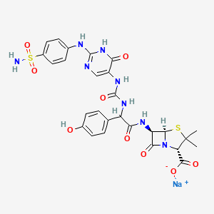 molecular formula C27H27N8NaO9S2 B1260878 Einecs 279-986-1 CAS No. 82509-57-7