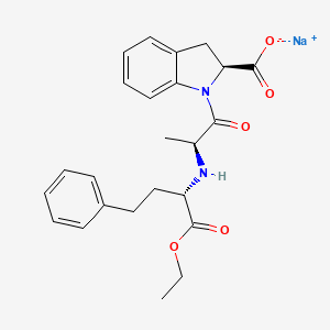 molecular formula C24H27N2NaO5 B1260879 Unii-P9C4680QP7 CAS No. 83348-78-1