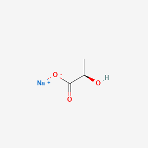 molecular formula C3H5NaO3 B1260880 Sodium D-lactate CAS No. 920-49-0