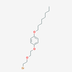 molecular formula C18H29BrO3 B12608923 1-[2-(2-Bromoethoxy)ethoxy]-4-(octyloxy)benzene CAS No. 649739-52-6