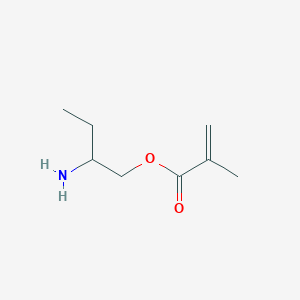 molecular formula C8H15NO2 B12608932 2-Aminobutyl 2-methylprop-2-enoate CAS No. 878533-48-3