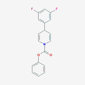 molecular formula C18H13F2NO2 B12608953 Phenyl 4-(3,5-difluorophenyl)pyridine-1(4H)-carboxylate CAS No. 651053-65-5