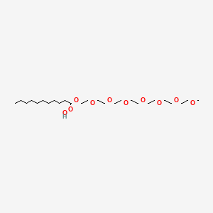 molecular formula C26H54O10 B12609010 2,5,8,11,14,17,20,23-Octaoxatetratriacontane-24-peroxol CAS No. 647865-48-3