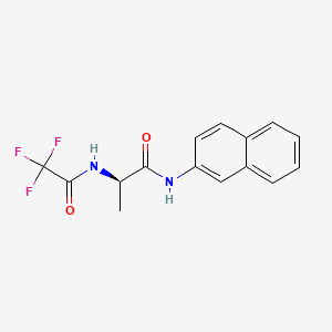molecular formula C15H13F3N2O2 B12609014 N-Naphthalen-2-yl-N~2~-(trifluoroacetyl)-D-alaninamide CAS No. 644985-80-8