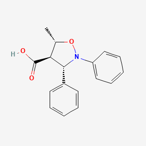 (3S,4R,5S)-5-methyl-2,3-diphenyl-4-isoxazolidinecarboxylic acid
