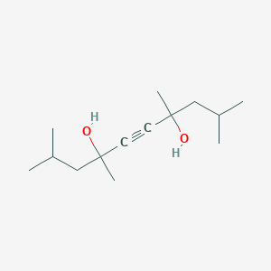 molecular formula C14H26O2 B126091 2,4,7,9-四甲基-5-癸炔-4,7-二醇 CAS No. 126-86-3