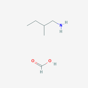 molecular formula C6H15NO2 B12609161 Formic acid;2-methylbutan-1-amine CAS No. 914801-86-8