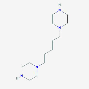 molecular formula C13H28N4 B12609180 1,1'-(Pentane-1,5-diyl)dipiperazine CAS No. 904958-91-4