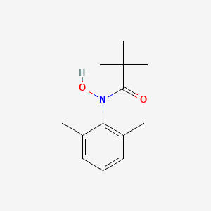 molecular formula C13H19NO2 B12609338 N-(2,6-Dimethylphenyl)-N-hydroxy-2,2-dimethylpropanamide CAS No. 918107-02-5